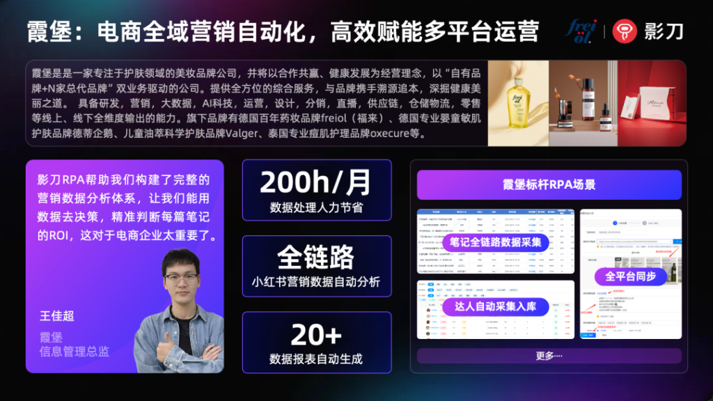 霞堡：美妆品牌借力RPA实现全域营销自动化，高效赋能多平台运营